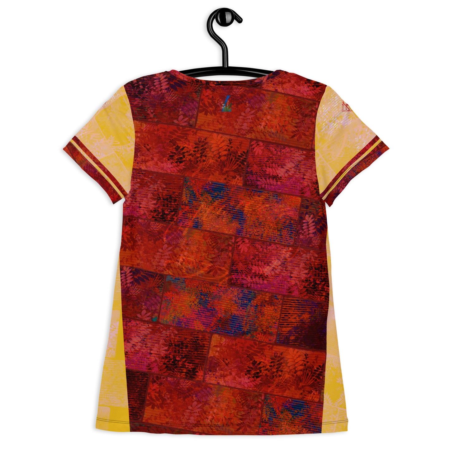 T-shirt de sport  femmes Fougère "Rouge Flamboyant" jomélo