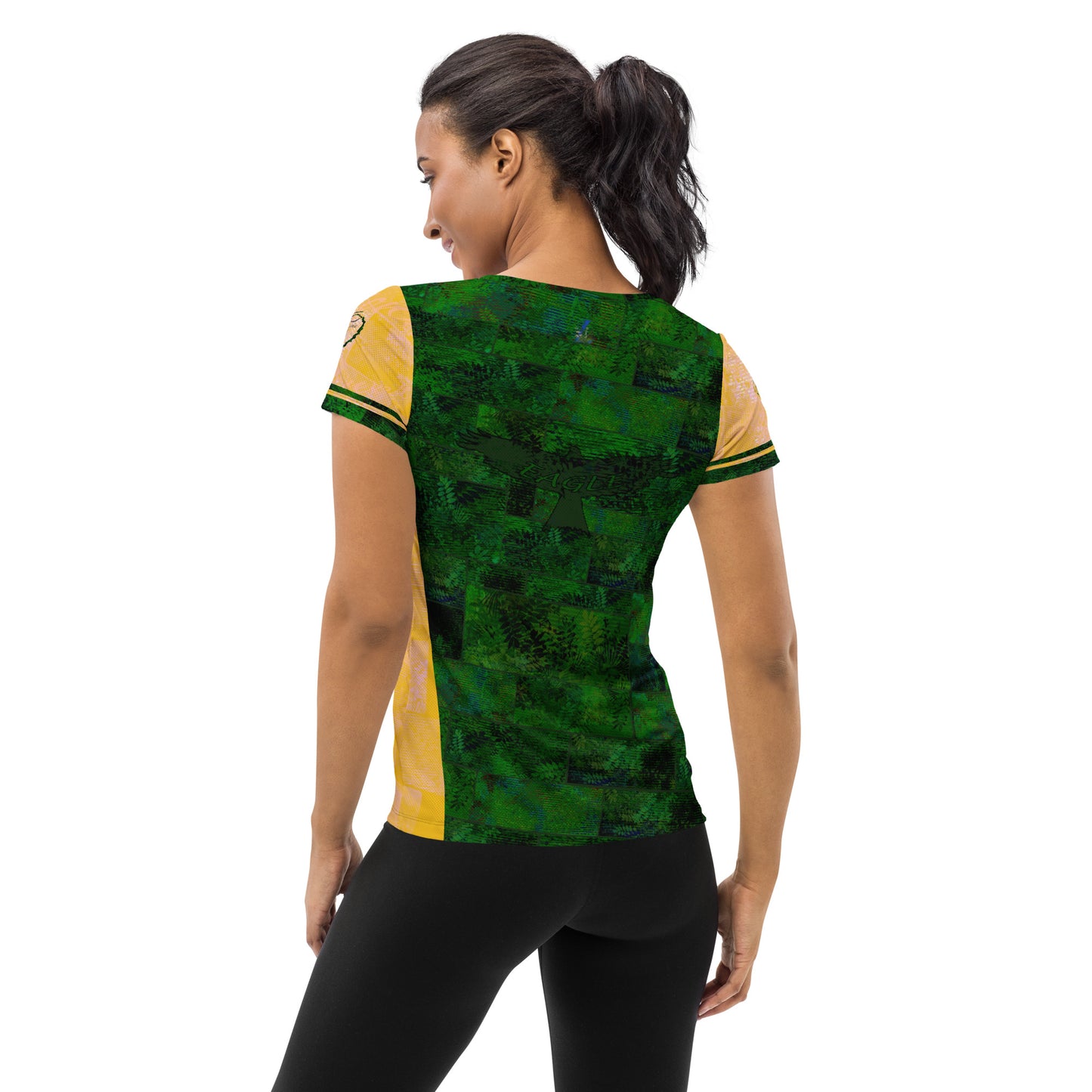 T-shirt de sport femmes Fougère "Vert Printemps" Jomélo