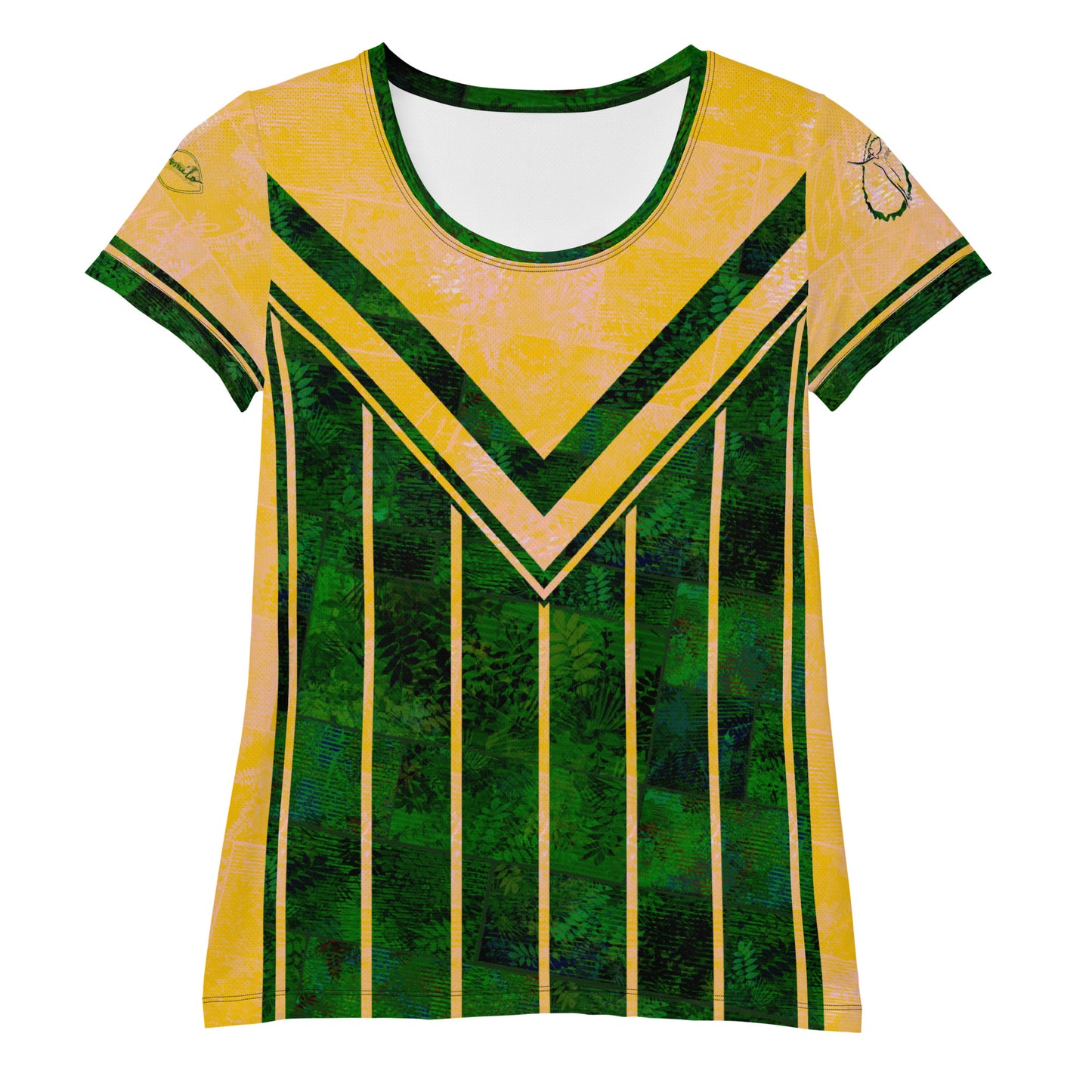 T-shirt de sport femmes Fougère "Vert Printemps" Jomélo