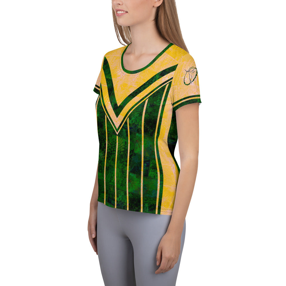 T-shirt de sport femmes Fougère "Vert Printemps" Jomélo