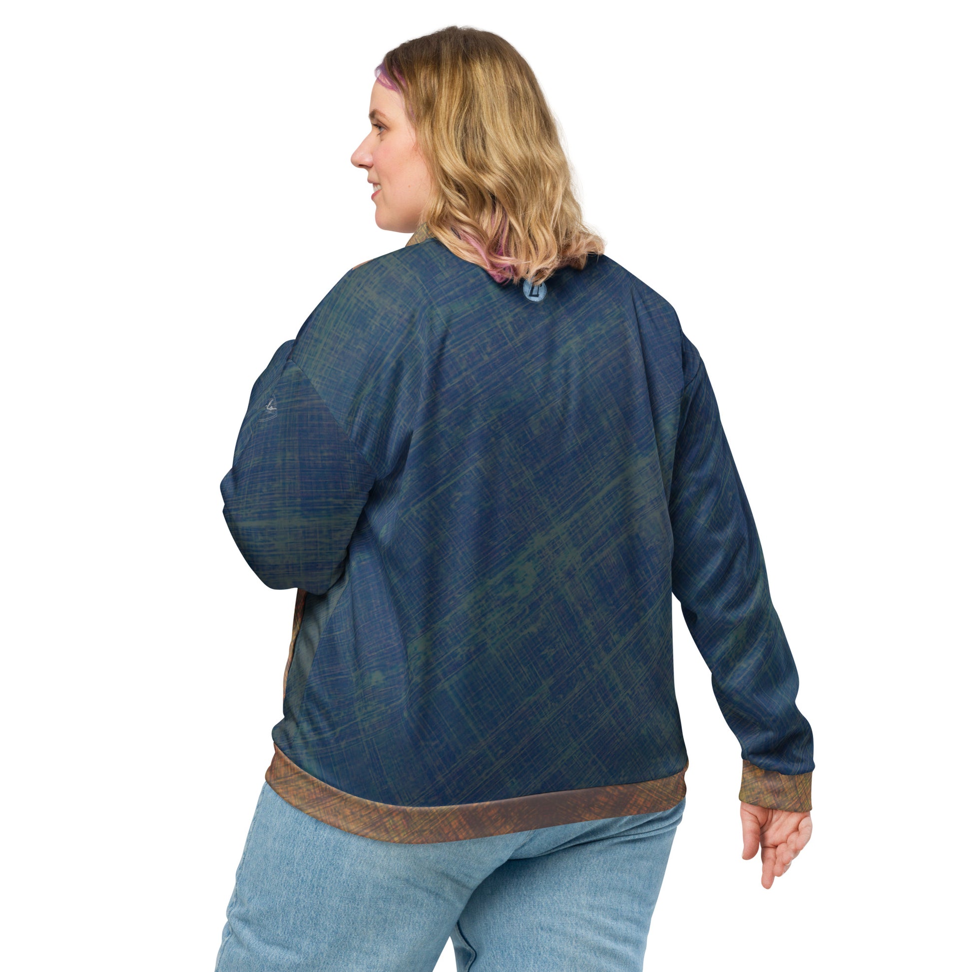 Veste Bomber unisexe "Médiéval Blue" jomélo