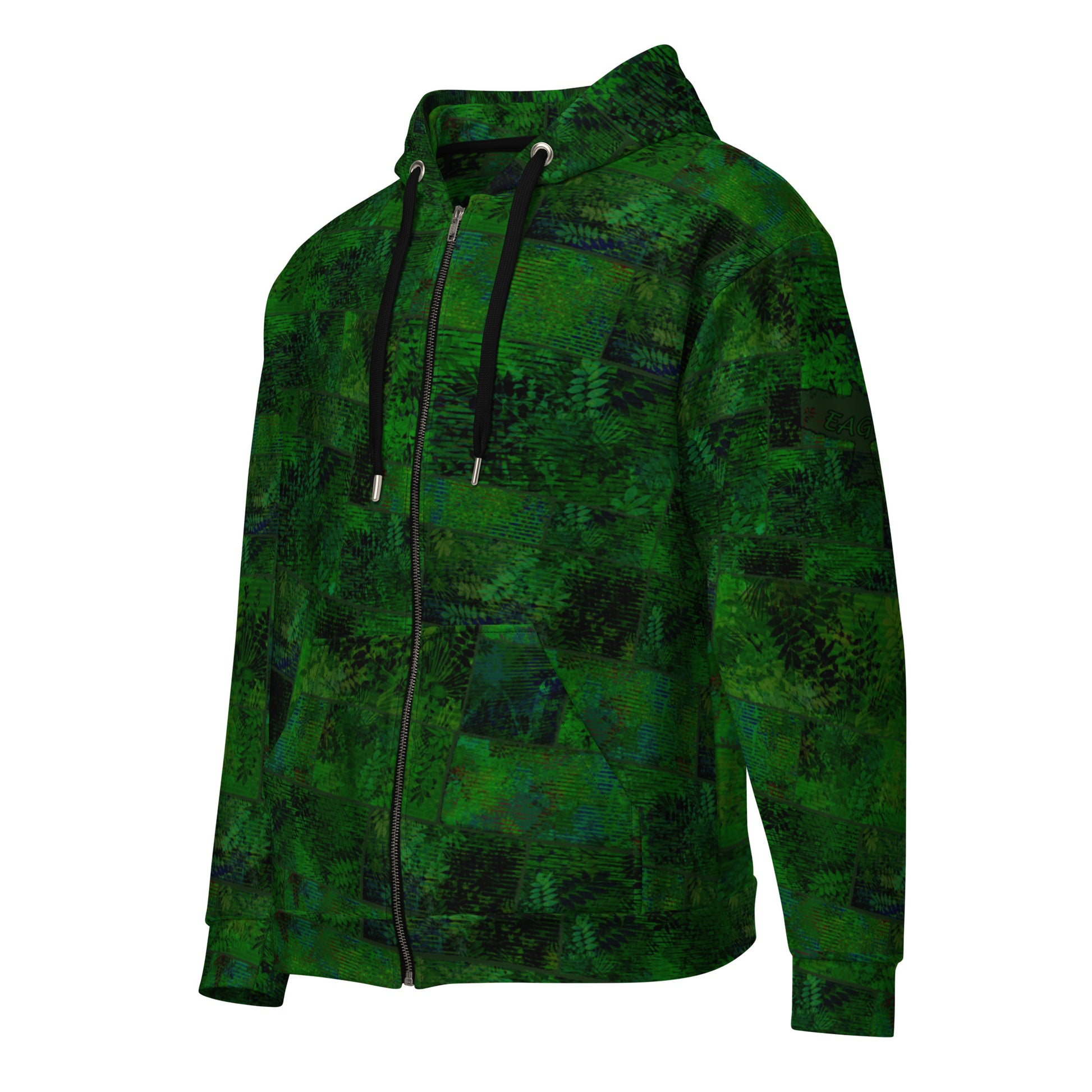Veste à Capuche zippé Fougère "Vert Printemps" jomélo
