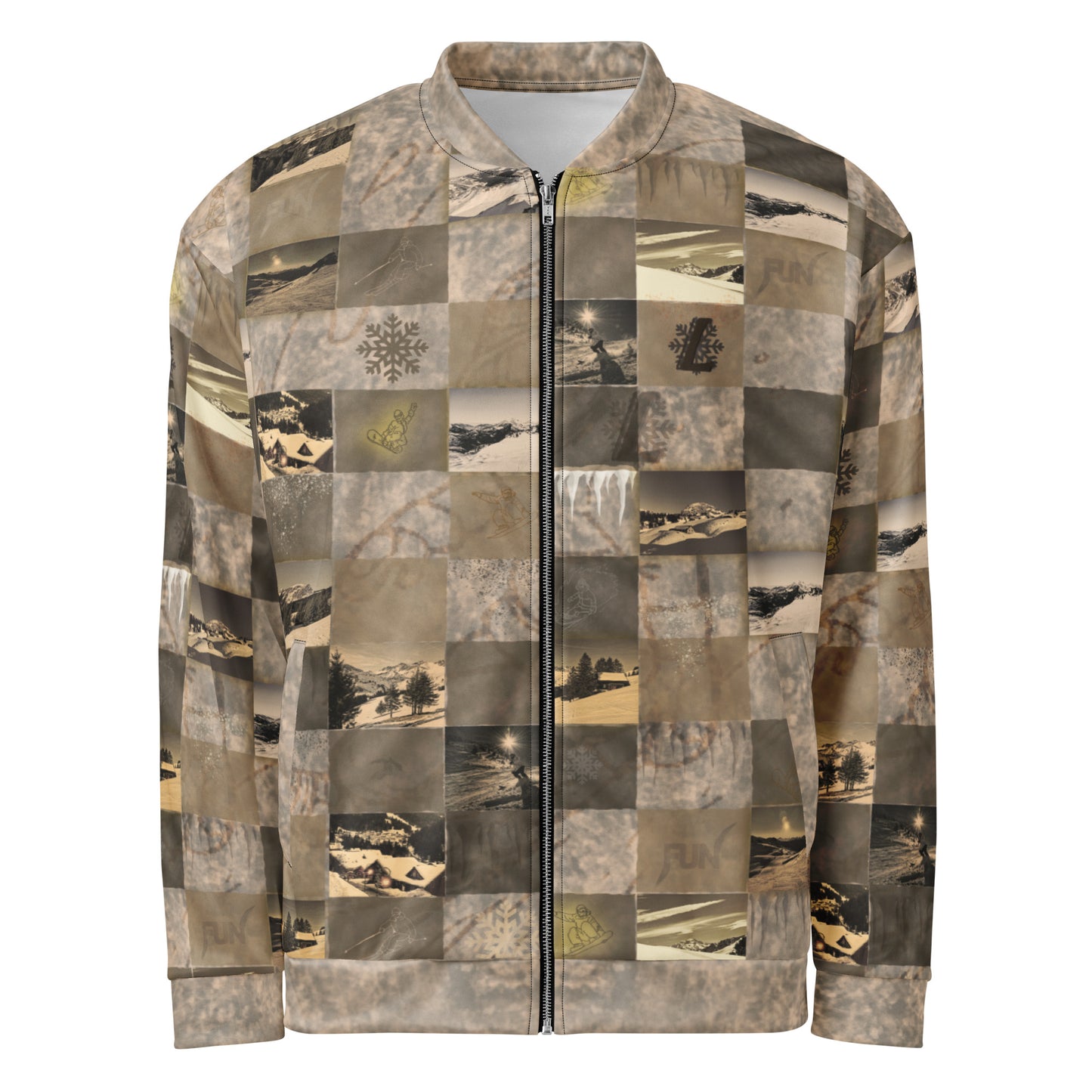 Veste de bombardier unisexe " Les Montagnes Françaises" jomélo