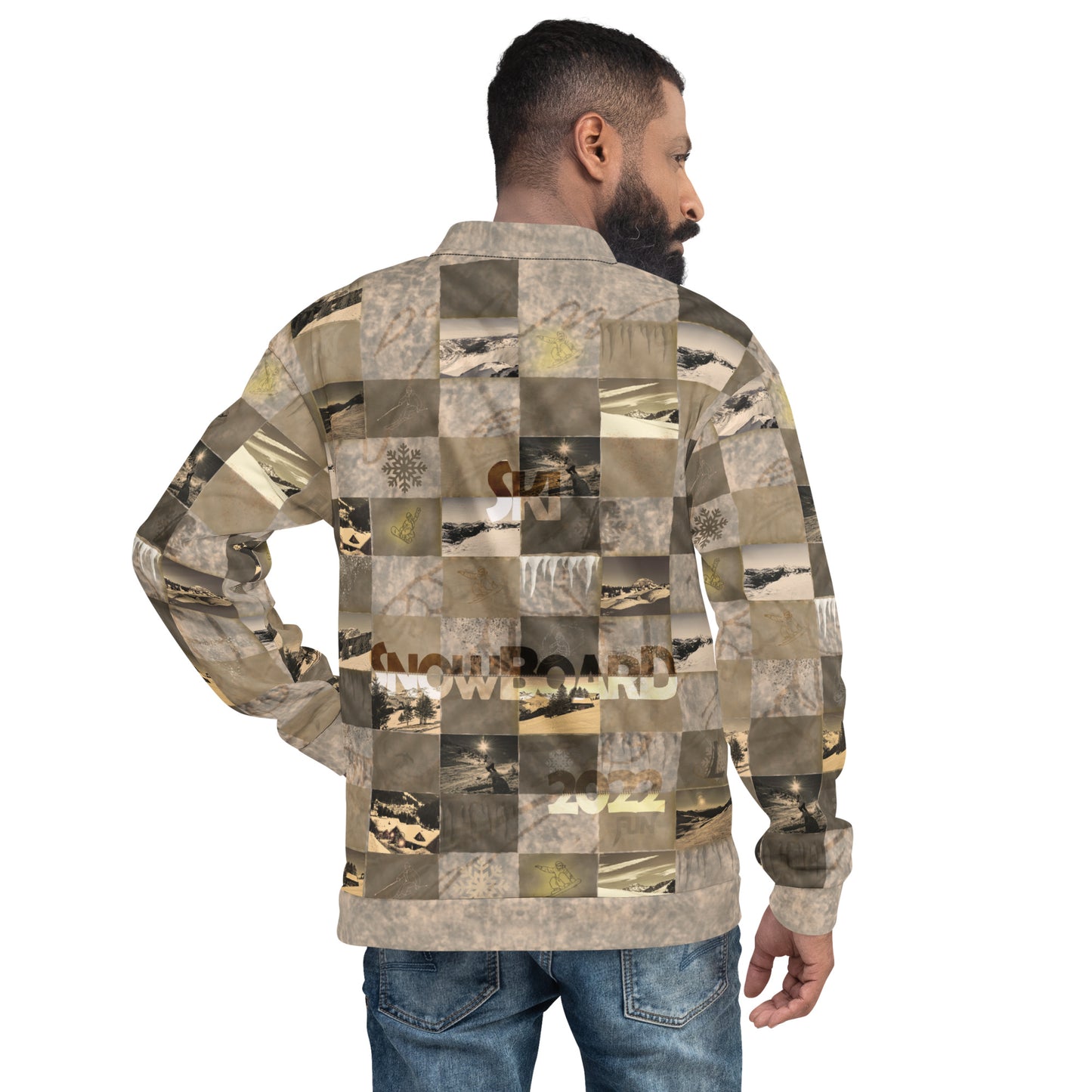 Veste de bombardier unisexe " Les Montagnes Françaises" jomélo