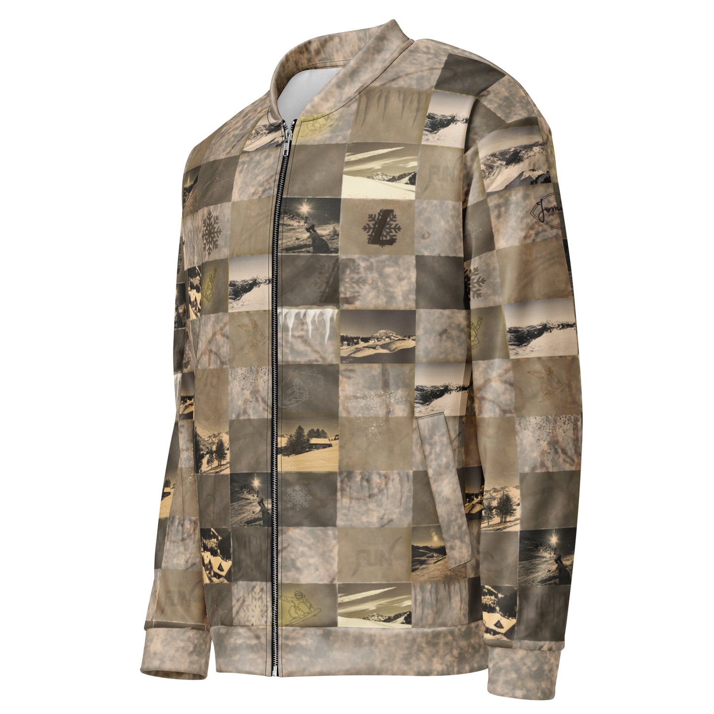 Veste de bombardier unisexe " Les Montagnes Françaises" jomélo