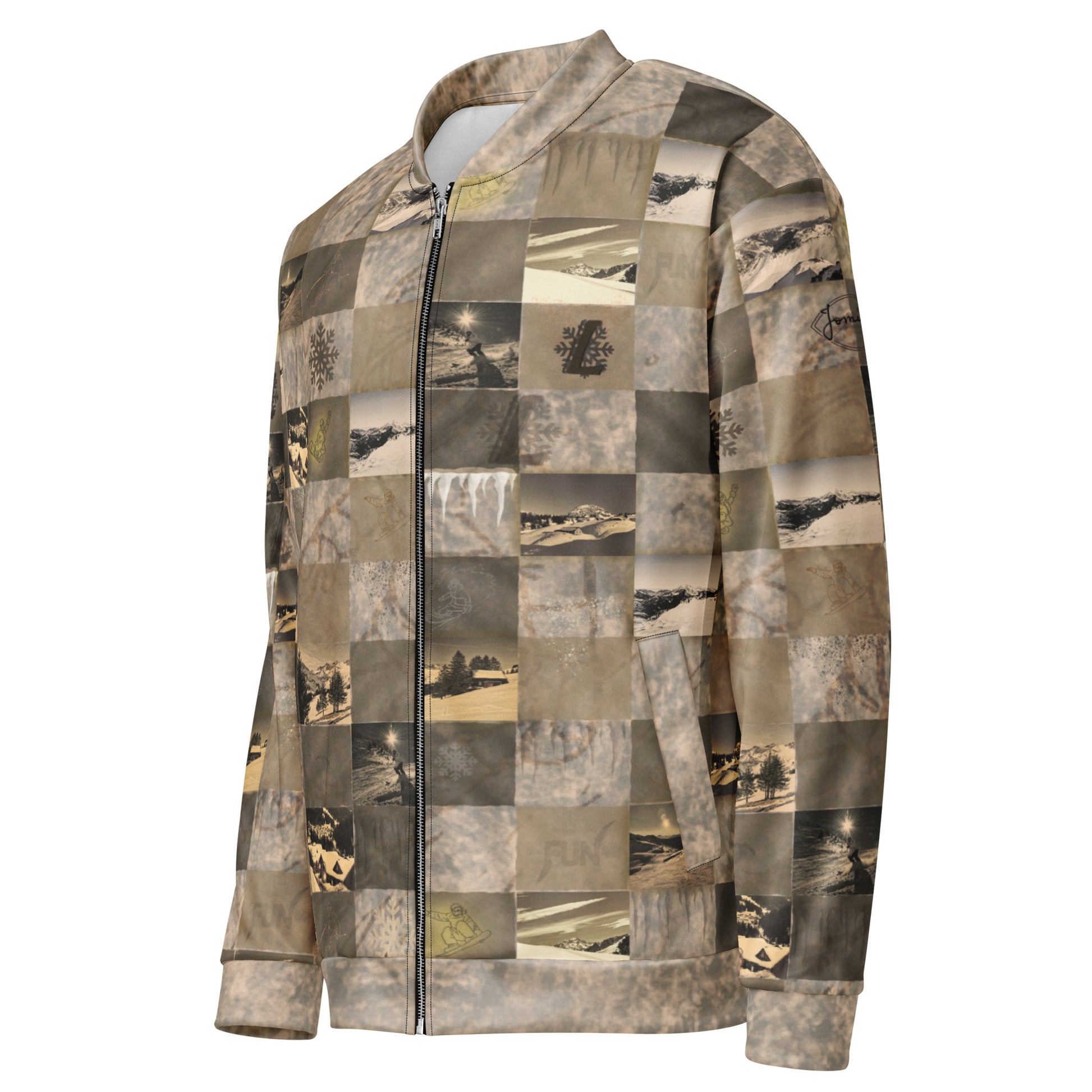 Veste de bombardier unisexe " Les Montagnes Françaises" jomélo