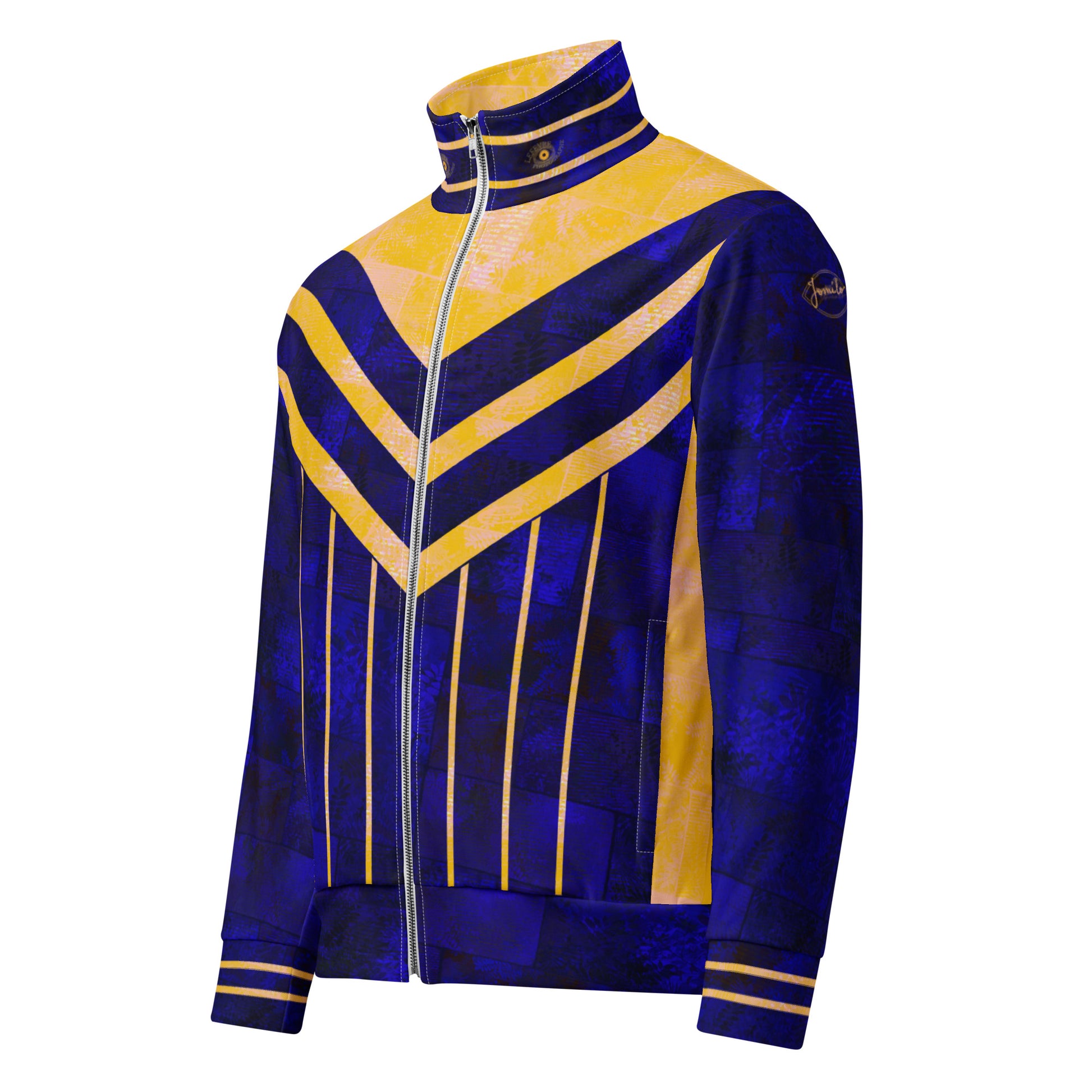 Veste de survêtement Fougère " Bleu Marine Yellow "