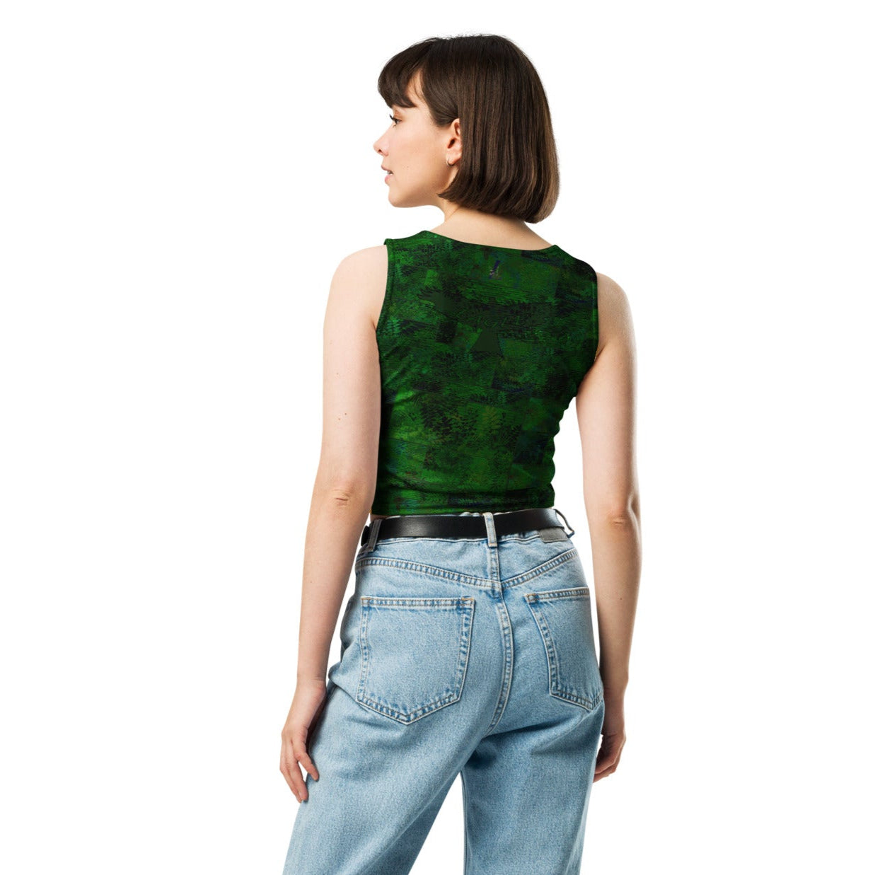 Crop-top Fougère "Vert Eagle " jomélo