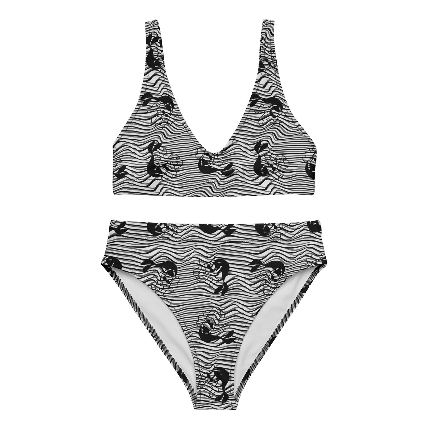 Maillot de Bain Bikini "Sirène Noire"