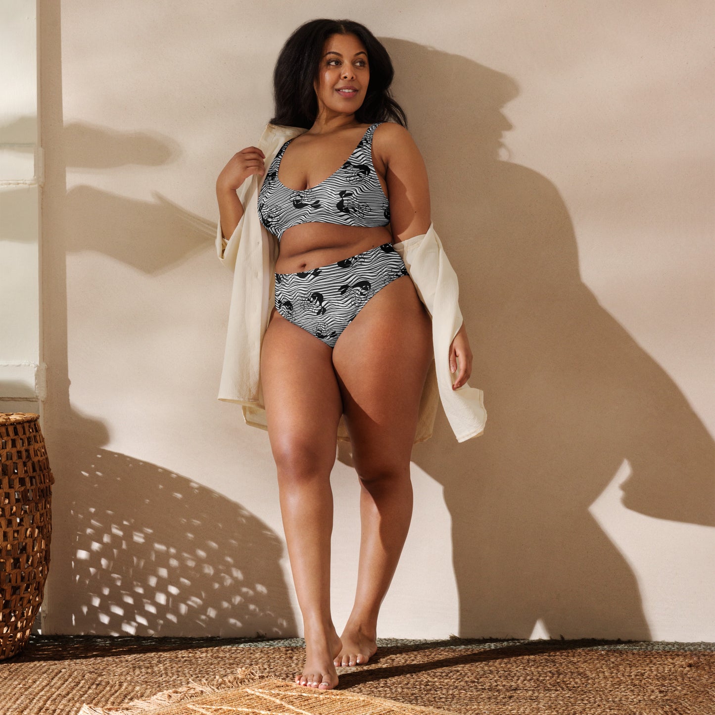 Maillot de Bain Bikini "Sirène Noire"