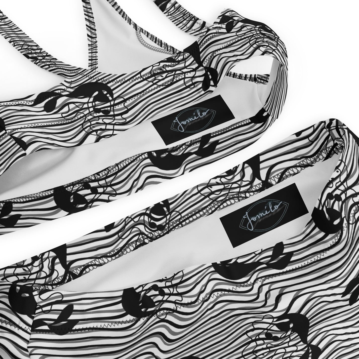Maillot de Bain Bikini "Sirène Noire"