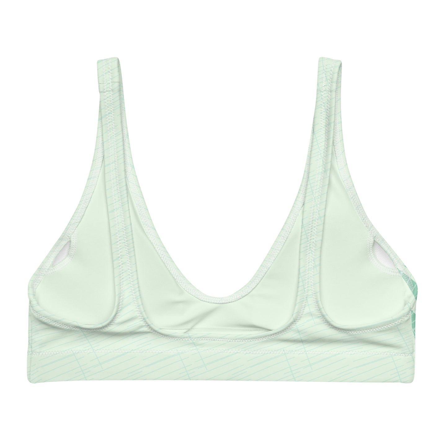 Haut de Maillot de bain bikini "Feuilles Exotiques"