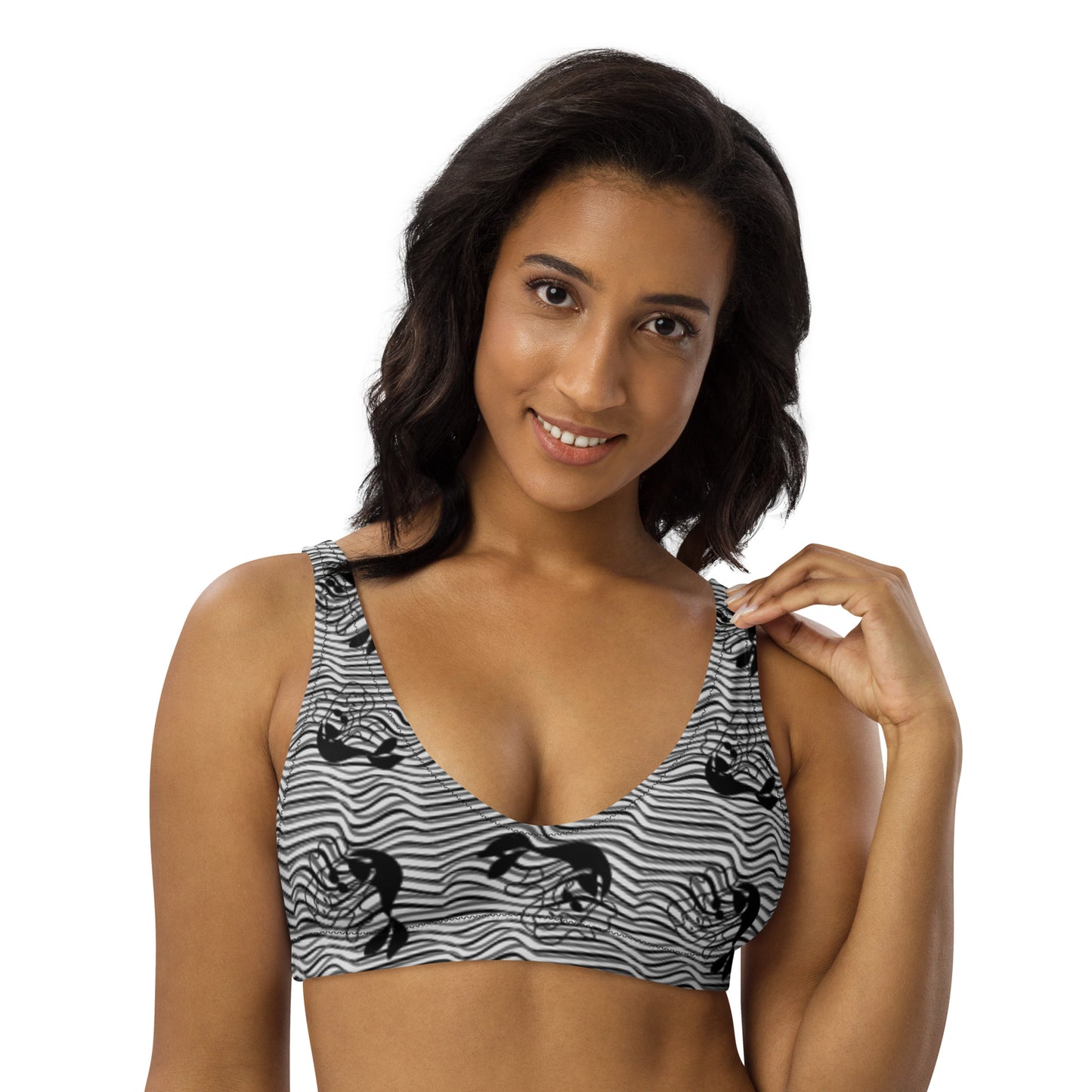 Haut de Maillot de Bain Bikini "Sirène Noire"