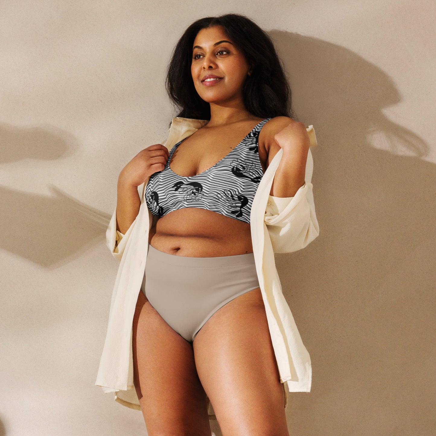 Haut de Maillot de Bain Bikini "Sirène Noire"