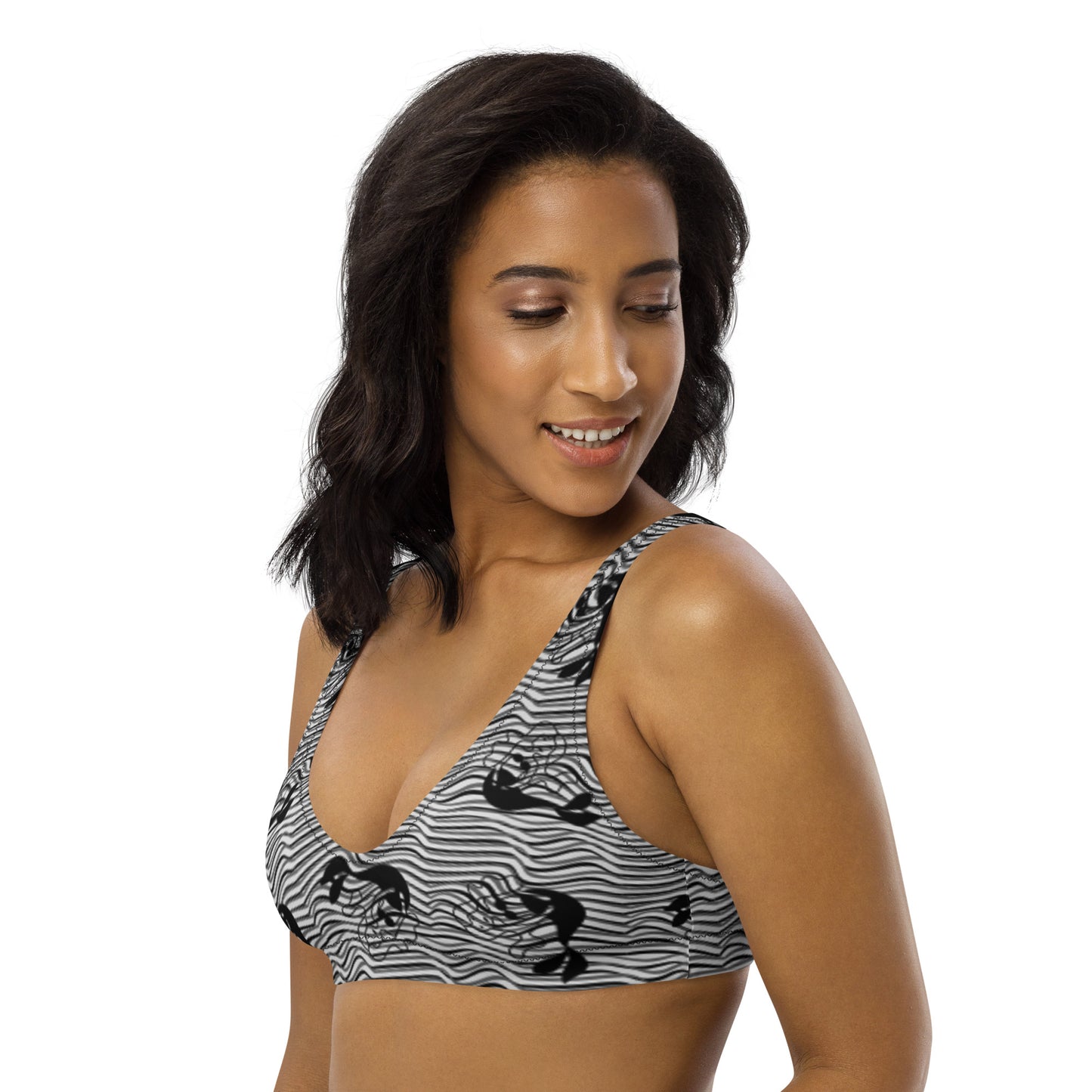 Haut de Maillot de Bain Bikini "Sirène Noire"