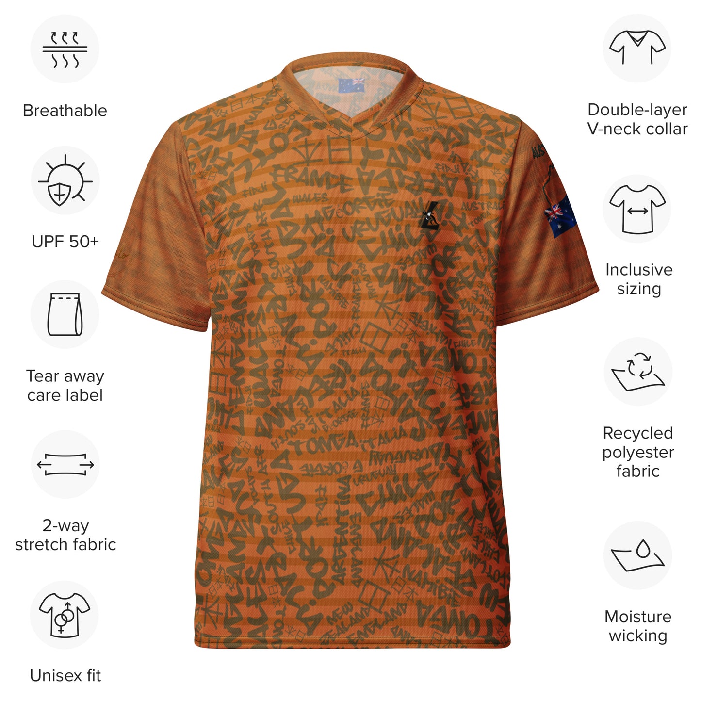 Maillot "Coupe du Monde de Rugby" AUSTRALIE