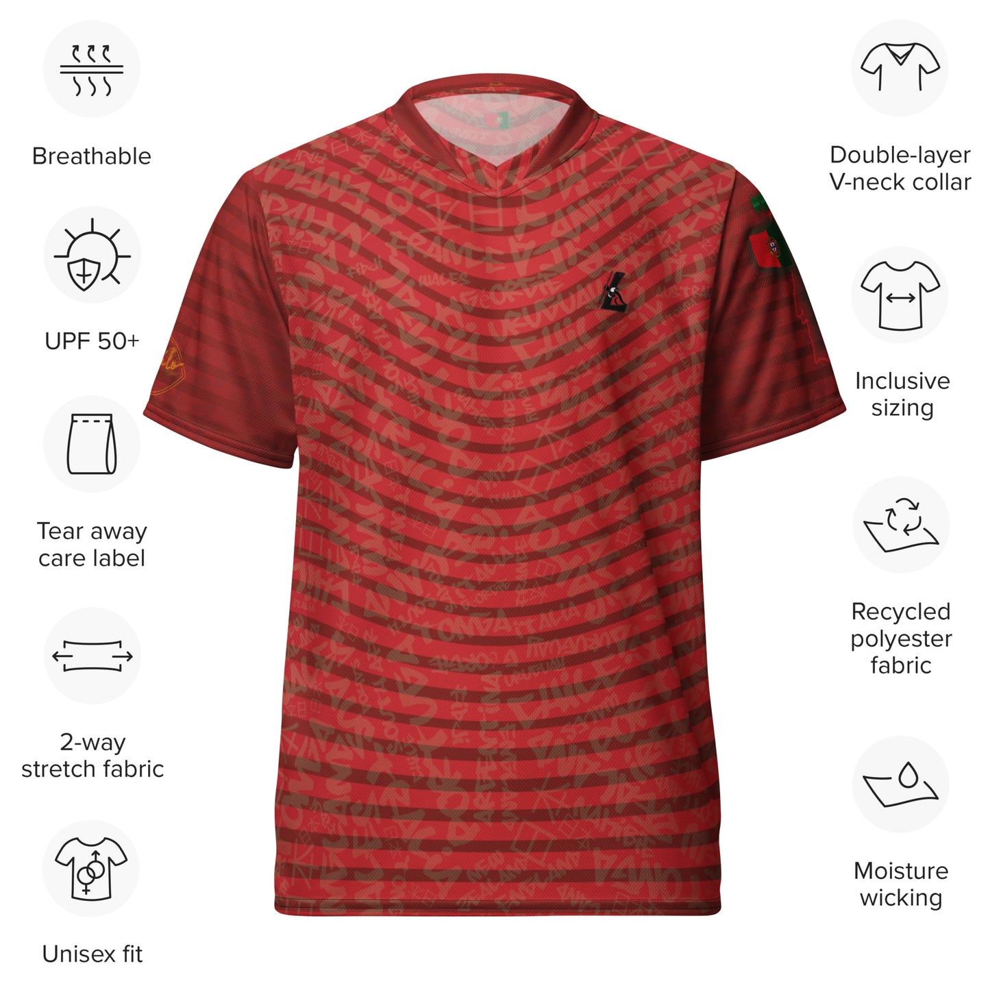 Maillot "Coupe du Monde de Rugby" Portugal