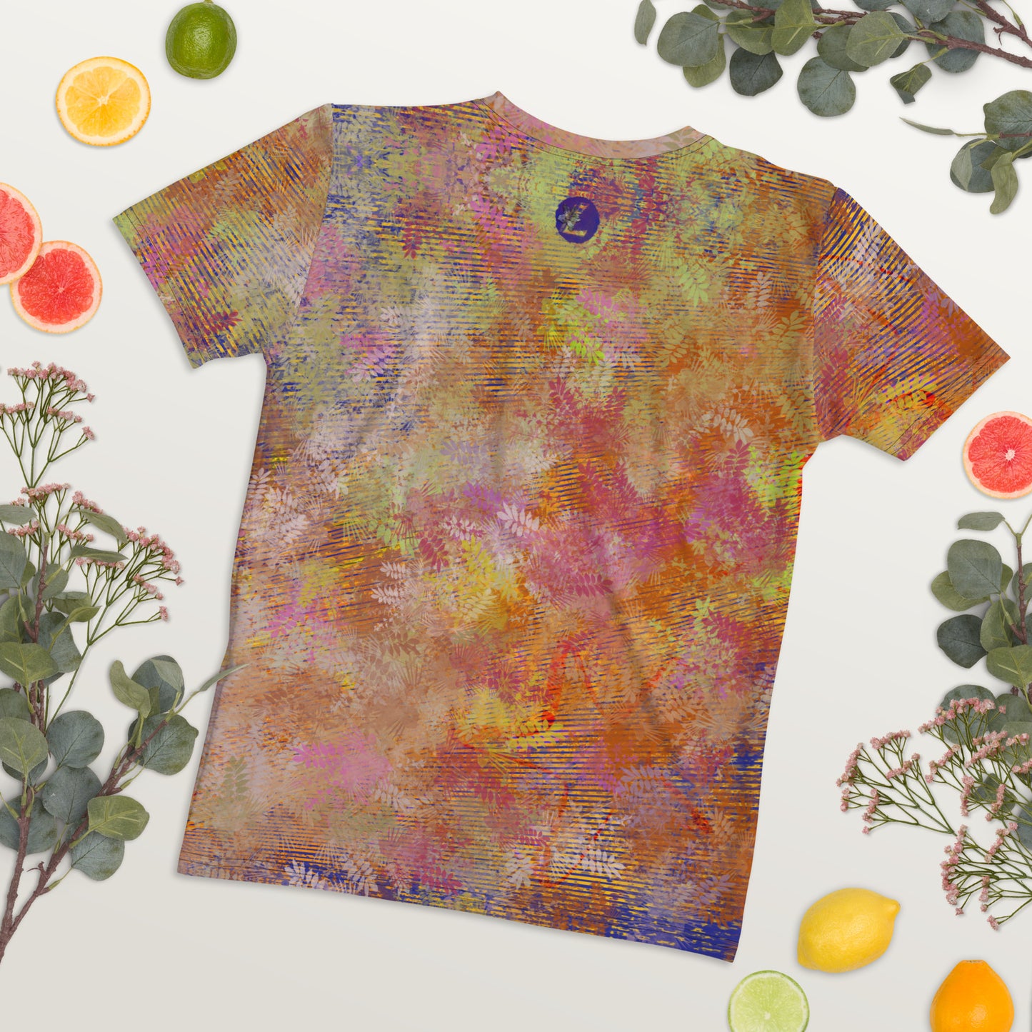 T-shirt Femme "Fougère Cocktail Orange"