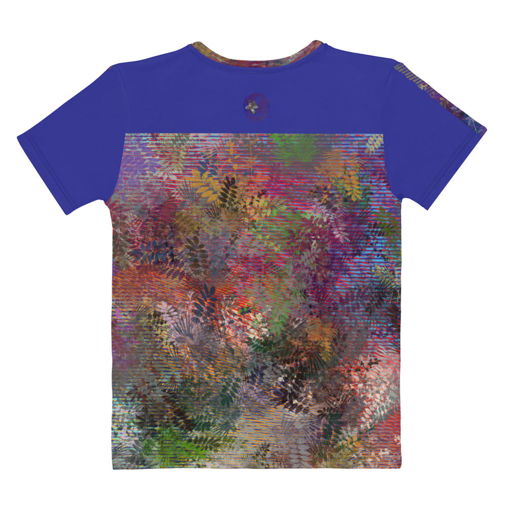 T-shirt Femme "Fougères Blue"
