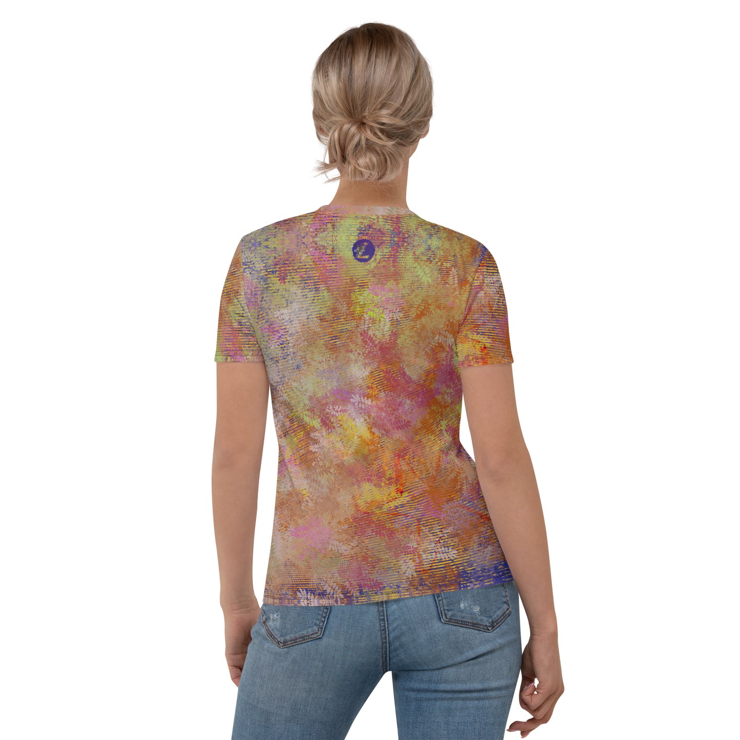 T-shirt Femme "Fougère Cocktail Orange"