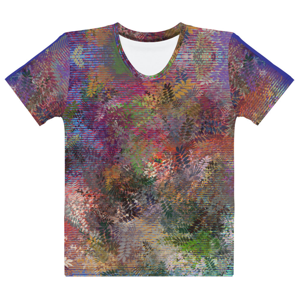 T-shirt Femme "Fougères Blue"