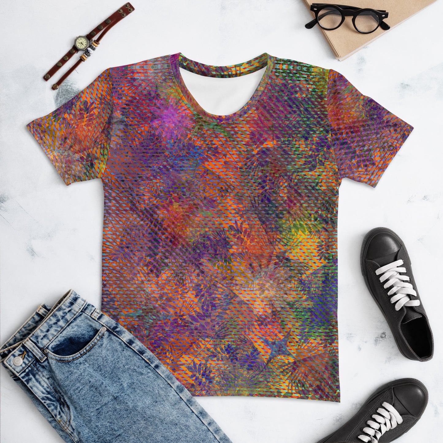 T-shirt Femme "Fougère Multi"