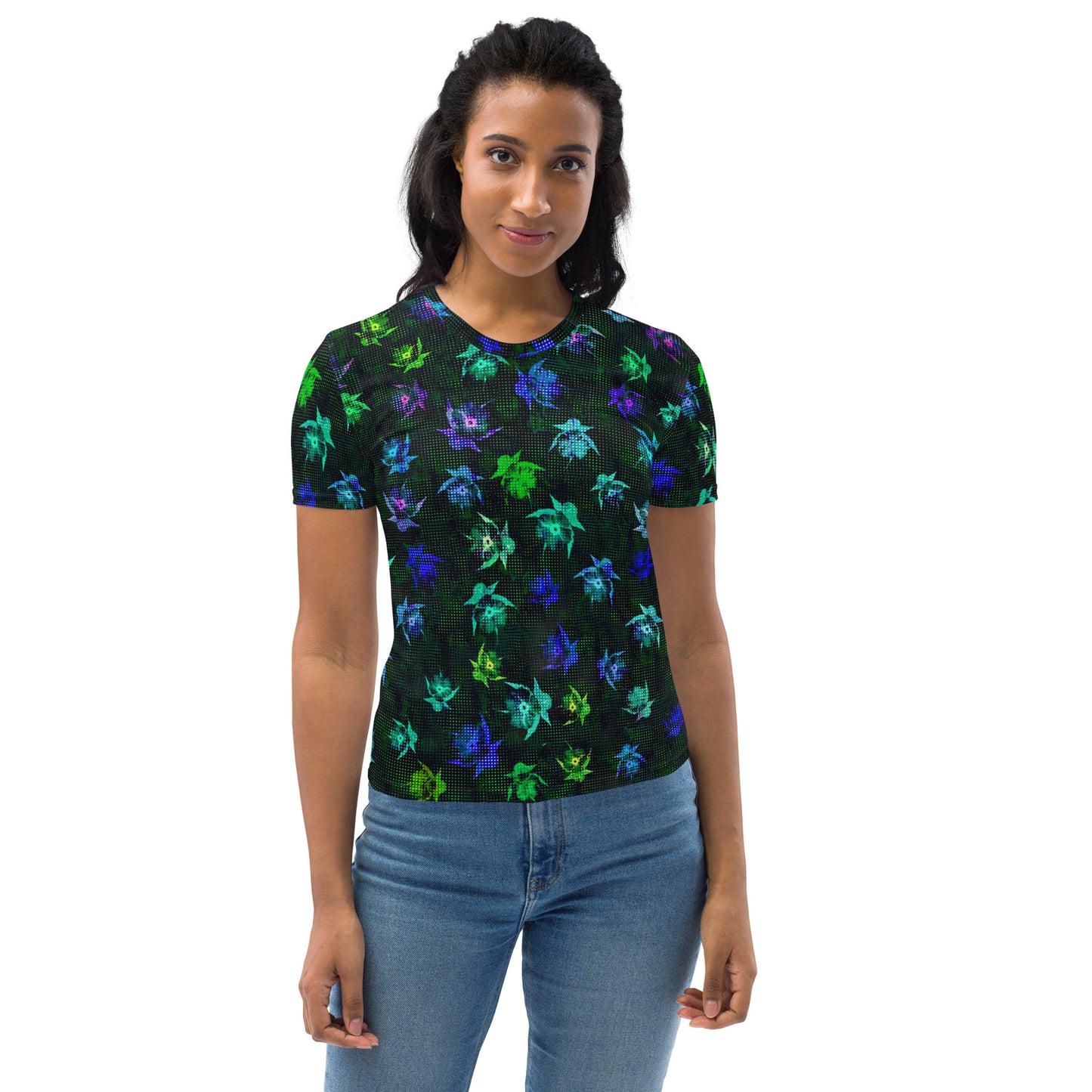 T-shirt femme "Bouquet de Nuit"