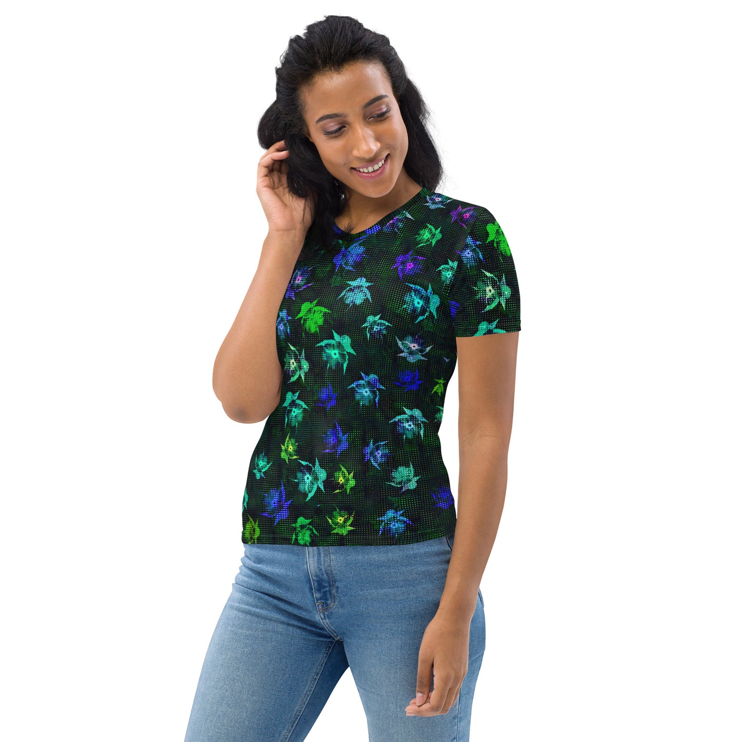 T-shirt femme "Bouquet de Nuit"
