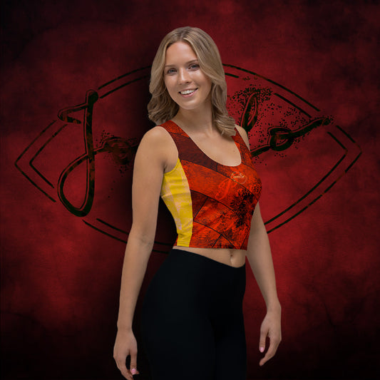 Crop Top fougère "Power Flower" jomélo