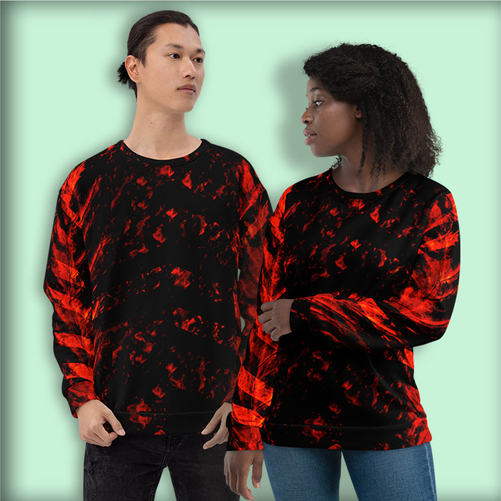 Sweat-Shirt Unisexe "Fall Black"