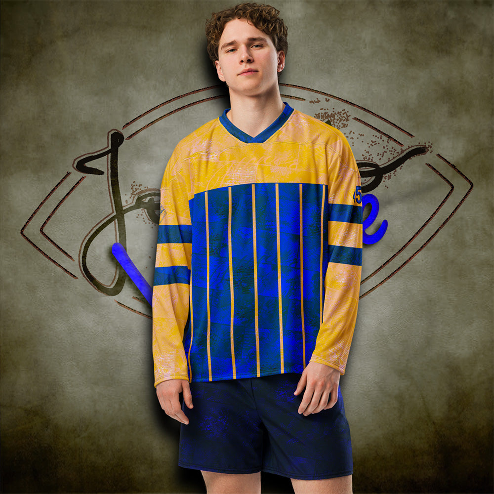 Maillot fan de hockey Fougère "Bleu Sky" jomélo