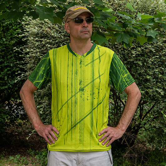 Maillot de sport homme "Green Duo"
