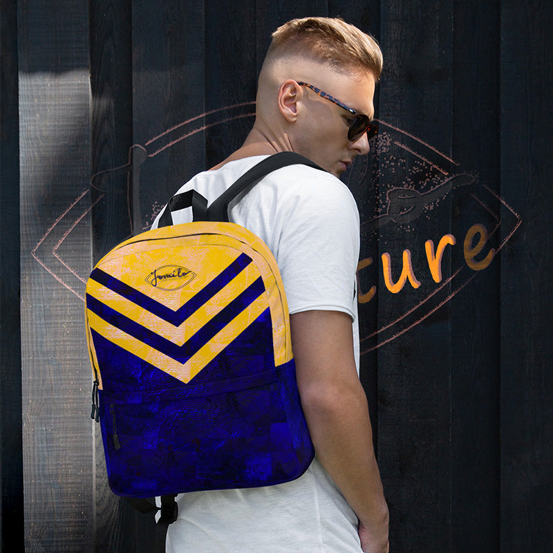 Sac à dos Fougère  " Bleu Marin "