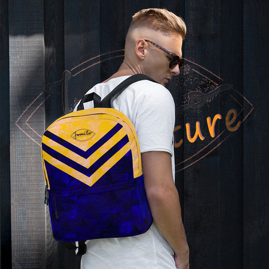 Sac à dos Fougère  " Bleu Marin "