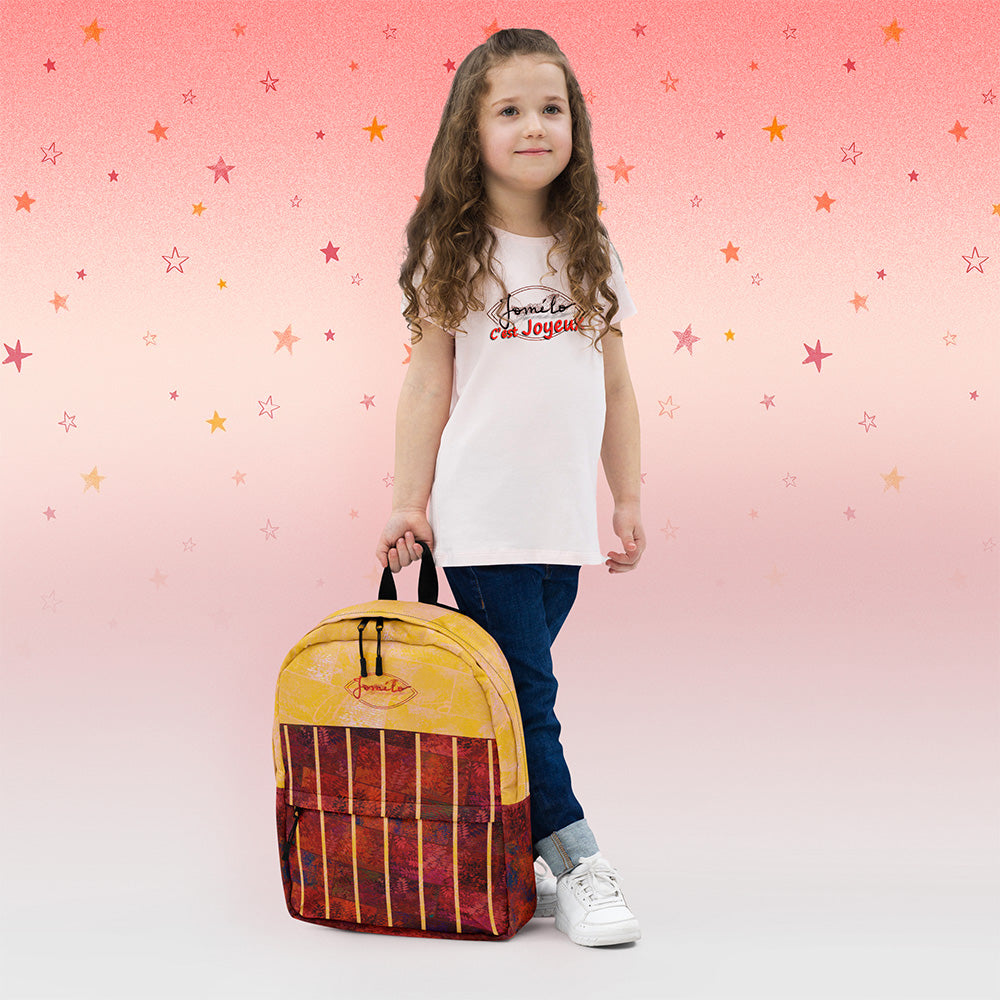 Sac à dos Fougère "Rouge Flamboyant" jomélo