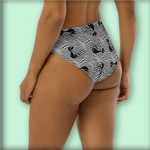 Bas de Maillot de Bain Bikini "Sirène Noire"