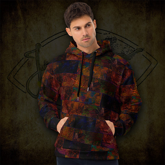 Sweat à capuche Fougère " Brun Forêt" jomélo