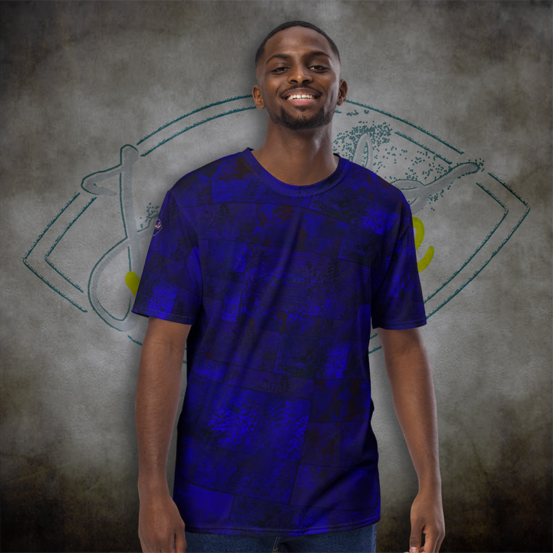 T-Shirt homme Fougère "Bleu Marine" jomélo