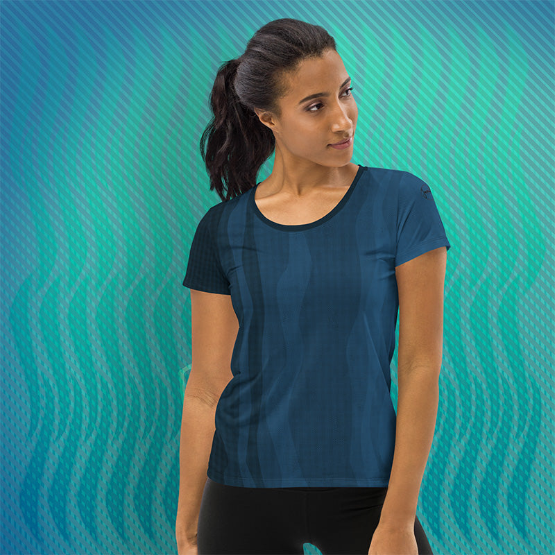 T-shirt sport femme "River Blue Marine" jomélo