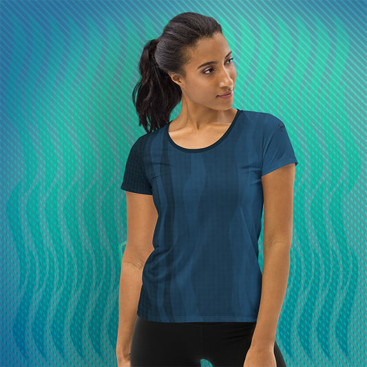 T-shirt sport femme "River Blue Marine" jomélo