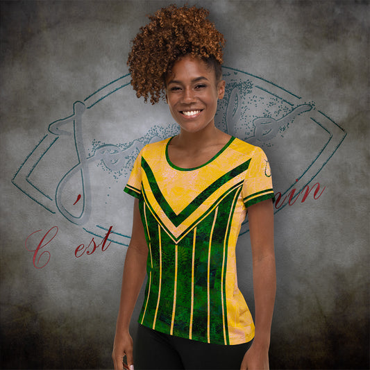 T-shirt de sport femmes Fougère "Vert Printemps" Jomélo