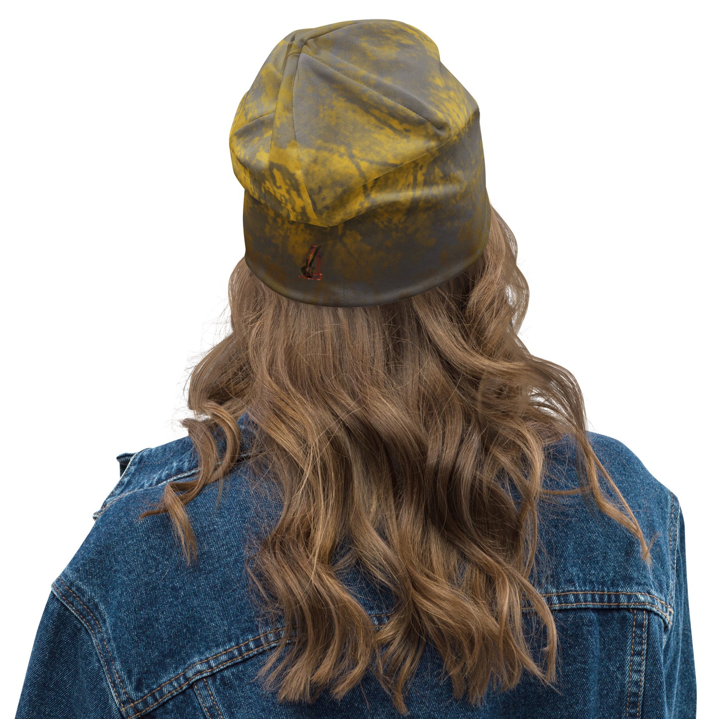 Bonnet de sport gris/jaune "Mark"