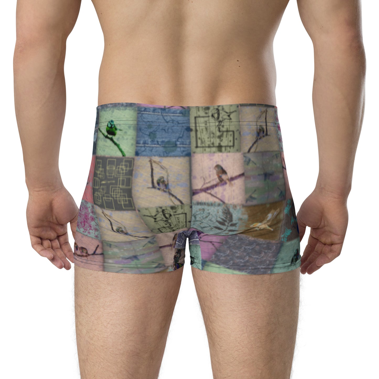 Boxer " Patchwork oiseaux"