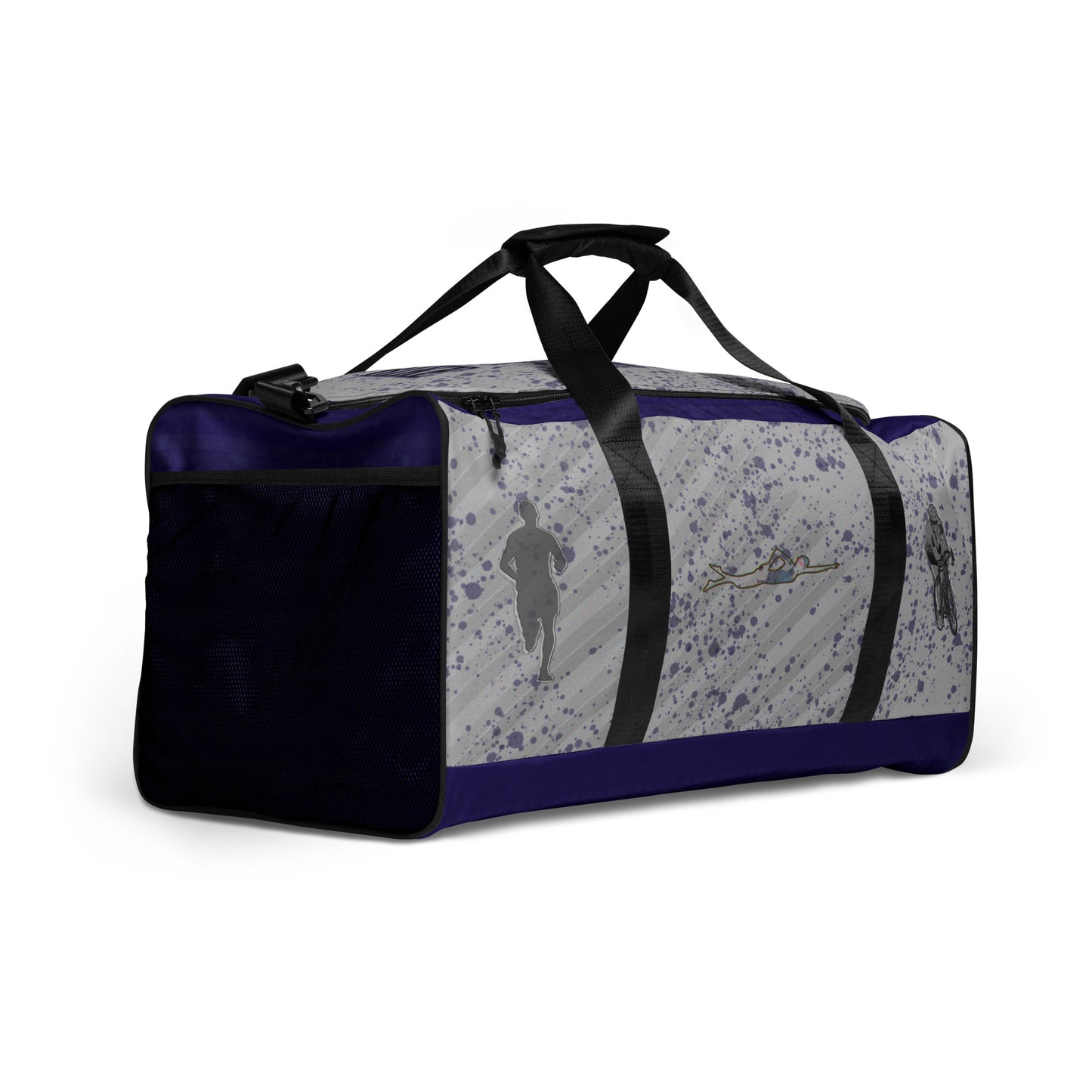 Sac de sport ou de voyage "Triathlon gris/bleu"