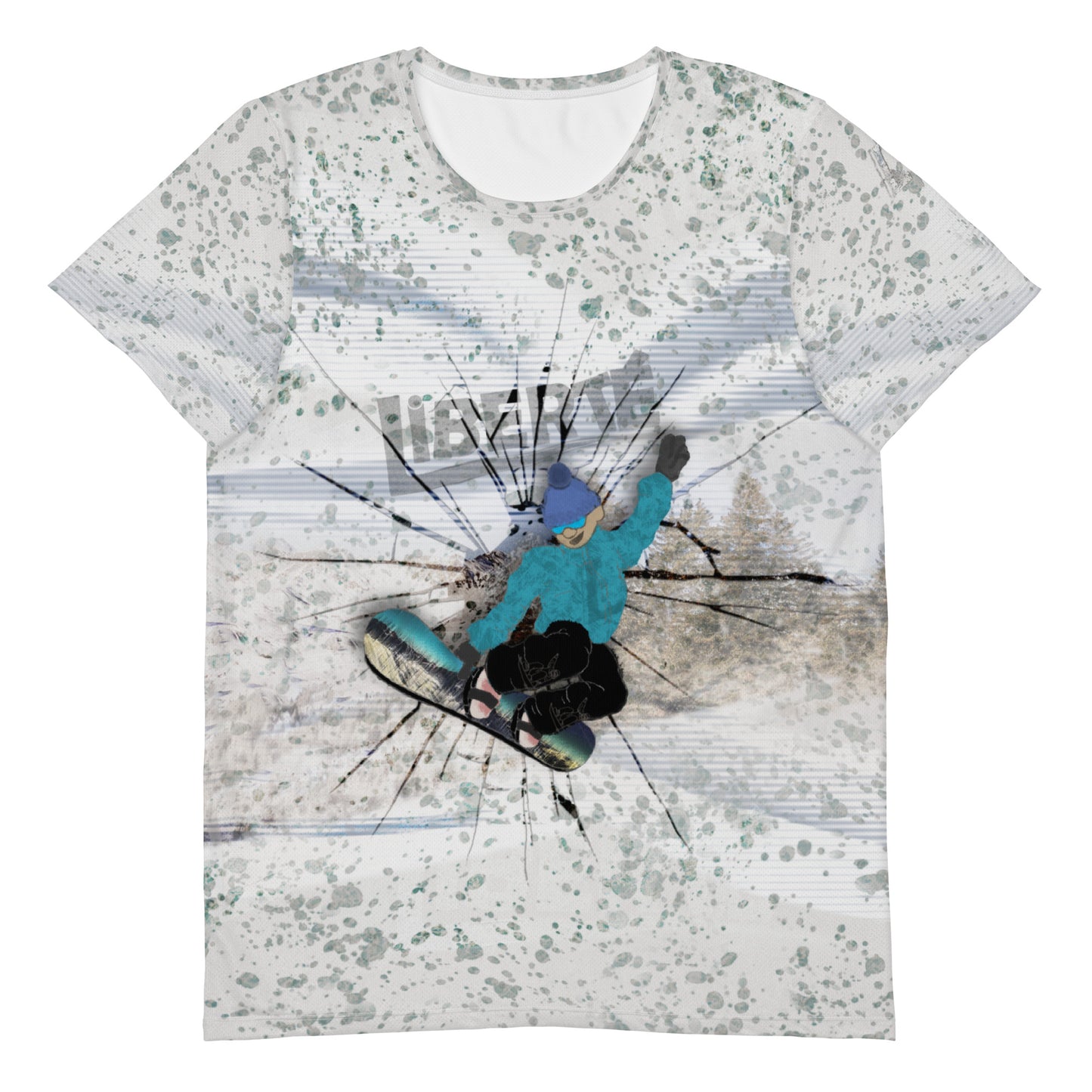 T-shirt de Sport "Snowboard Fun"🏄
