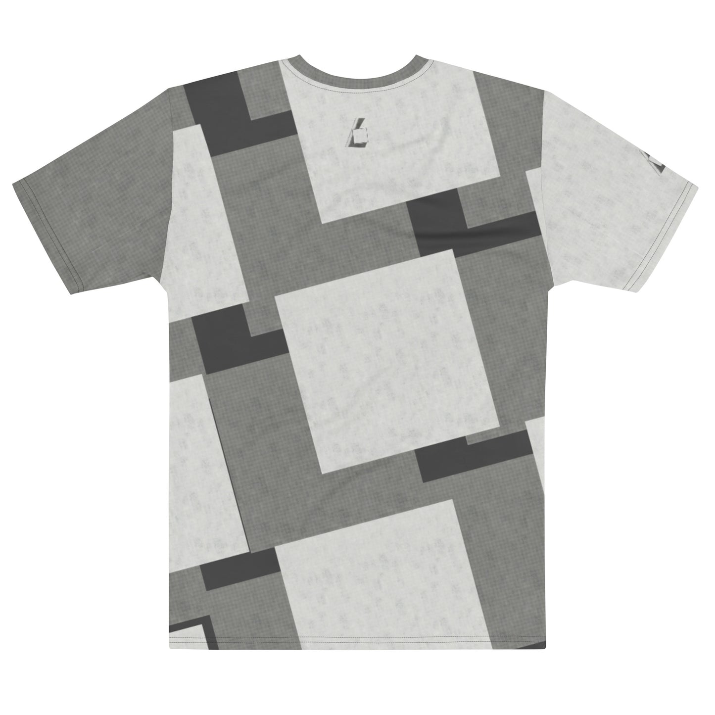 T-Shirt homme "Carreaux Gris"