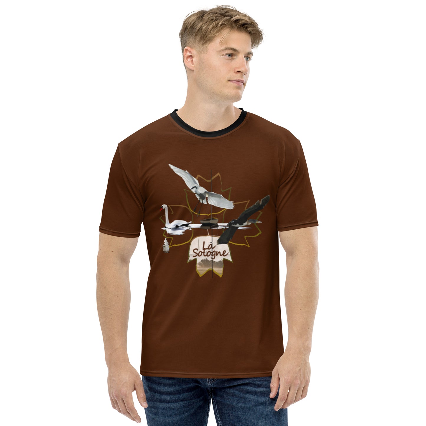T-Shirt homme "Brown Sologne"