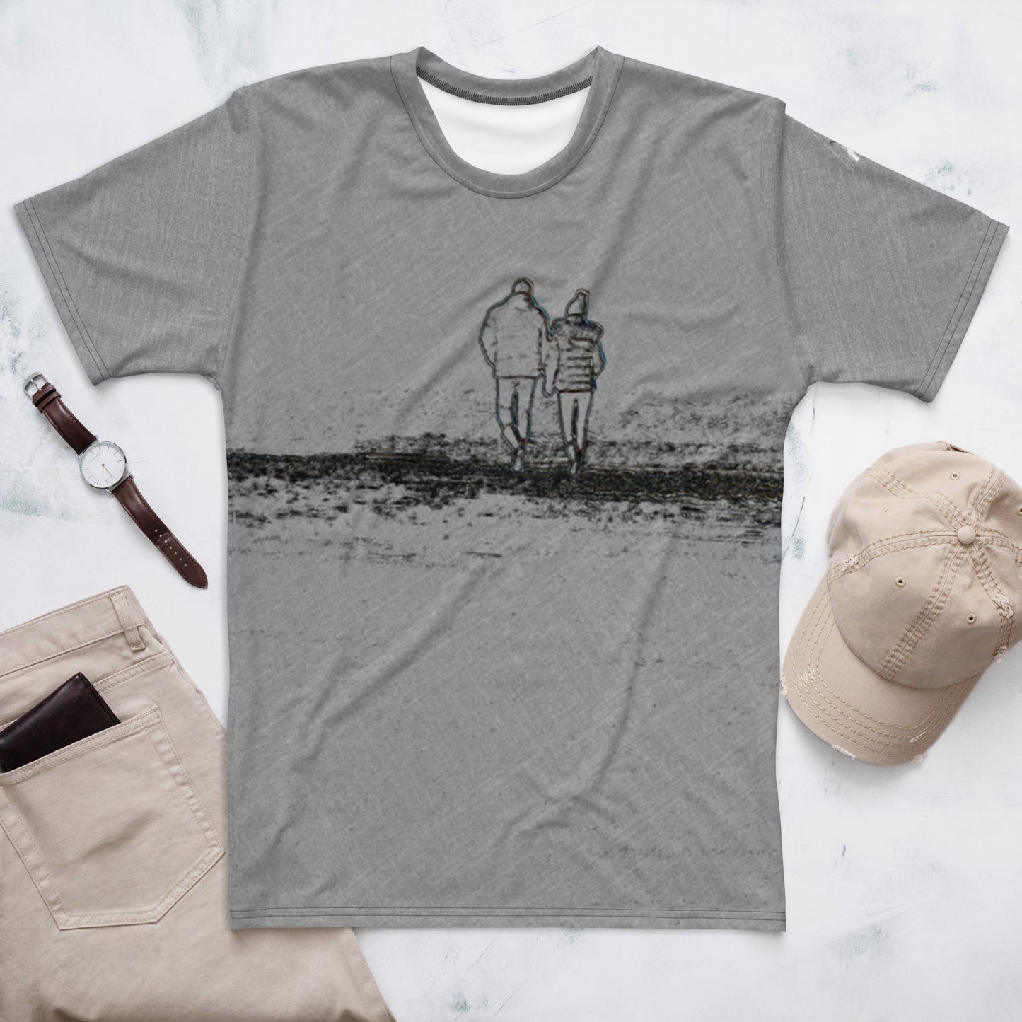 T-shirt homme "Lovers"
