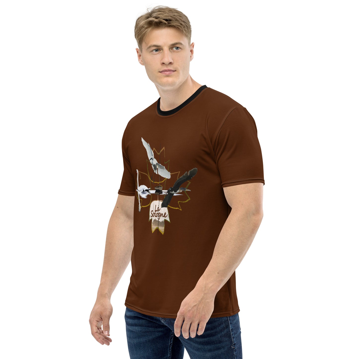 T-Shirt homme "Brown Sologne"