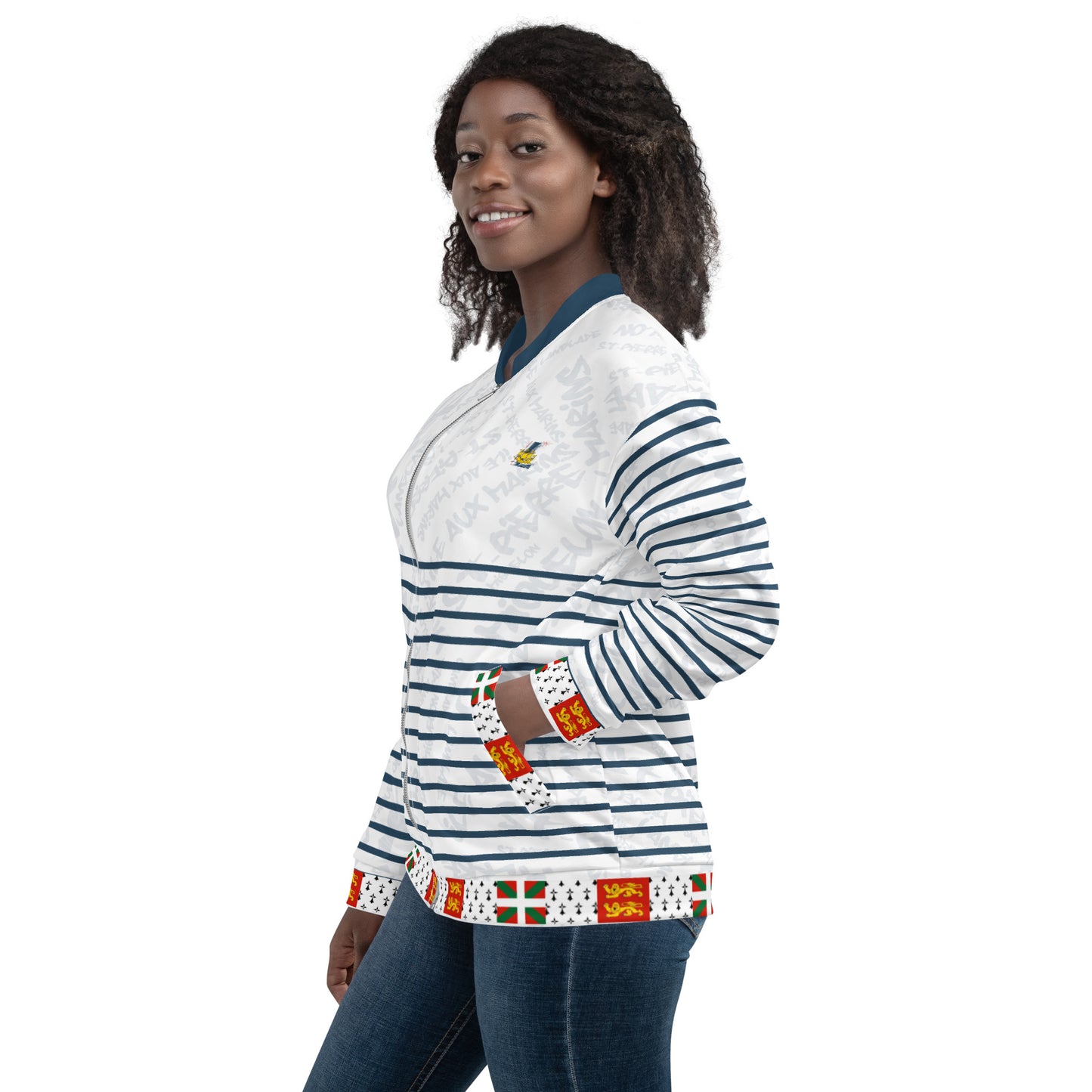 Veste de bombardier unisexe "St Pierre et Miquelon"
